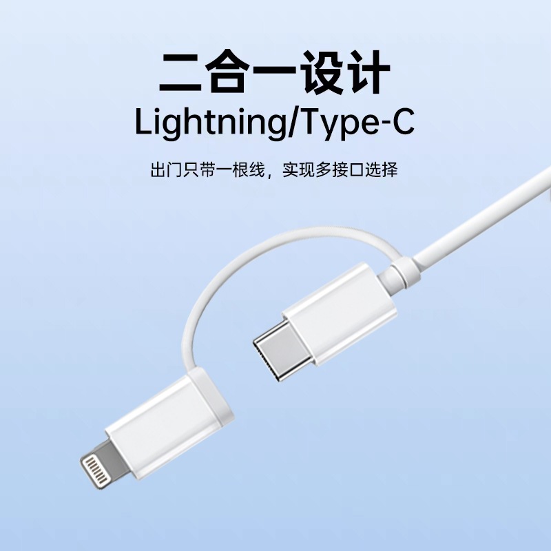 ���ƶ���һ˫�ӿڶ���  ֧������ͨ��type-cתlightning���߶���