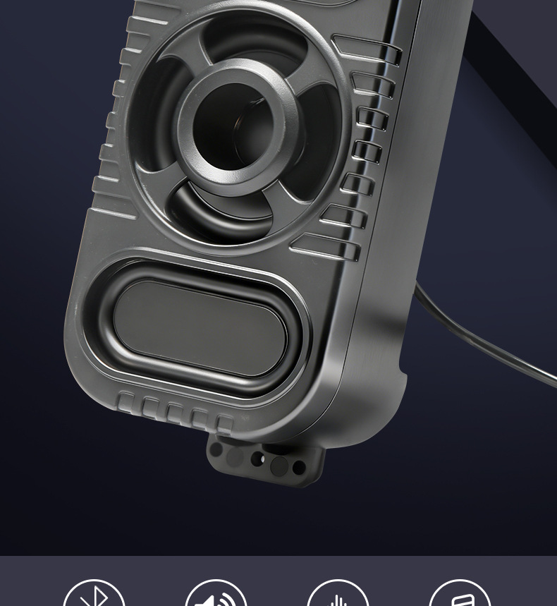 Electric Vehicle Bluetooth Speaker 12V Dedicated High Volume Modified Waterproof and Dustproof Subwoofer Audio Universal