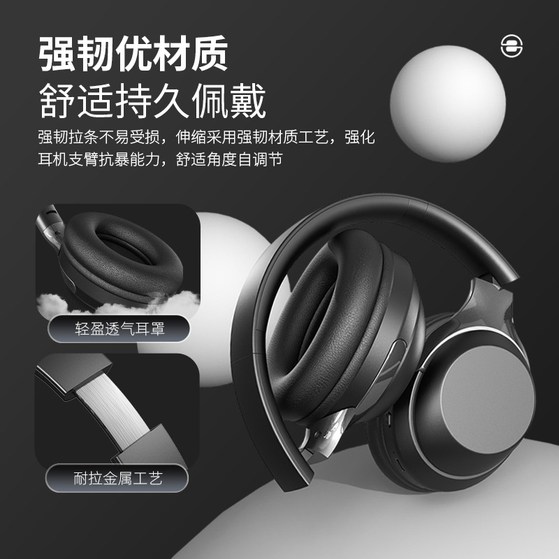 Nuevos auriculares Bluetooth WH100 transfronterizos, música de larga duración, reducción de ruido, auriculares inalámbricos Bluetooth, stock