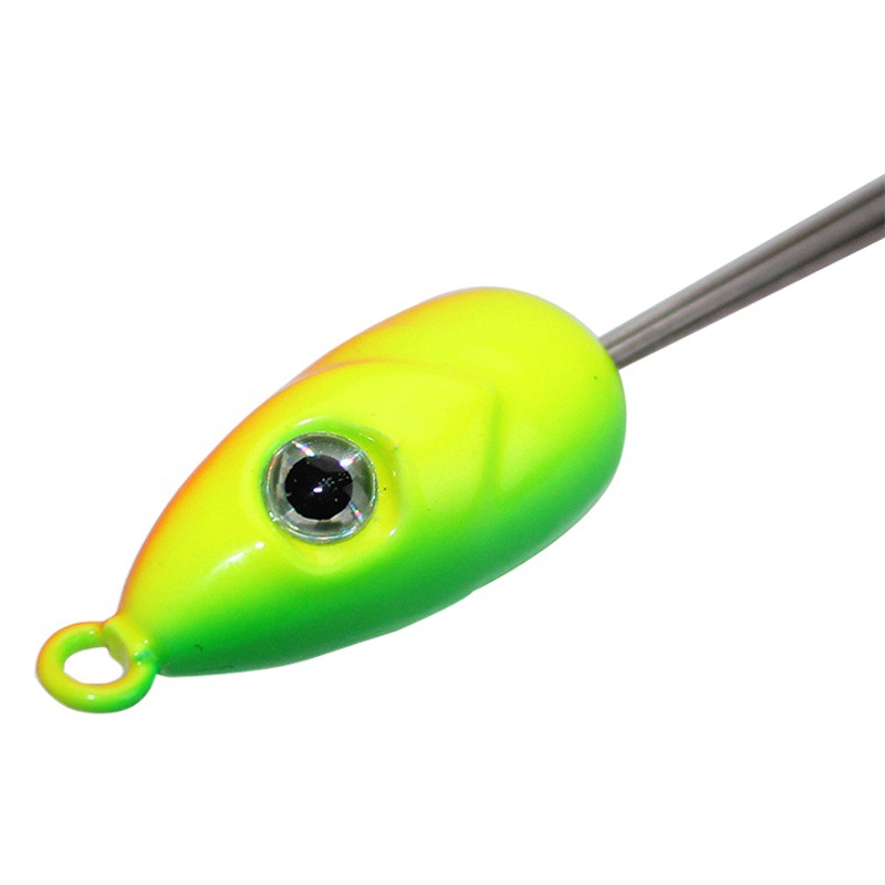 Grupo de pesca transfronterizo de Alabama ataque grupo de pesca Luya con lentejuelas de cinco garra 18G Multi-Color Mar pesca cebo falso al por mayor