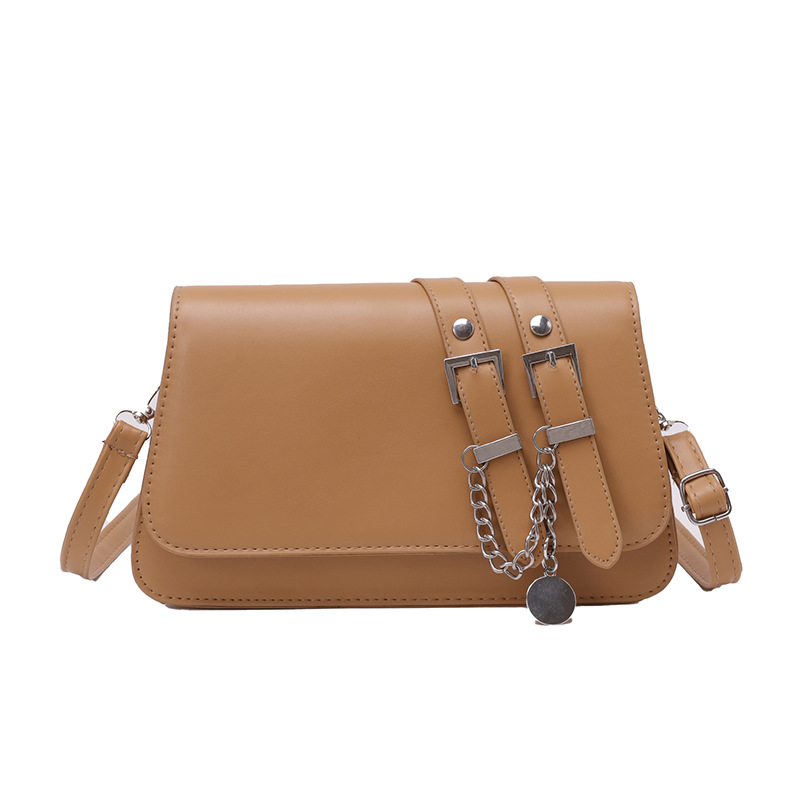 Decoración de cinturón nicho de diseño de tendencia simple bolso de hombro 2024 nuevo estilo de moda extranjero sensación de bolso de brazo de mujer