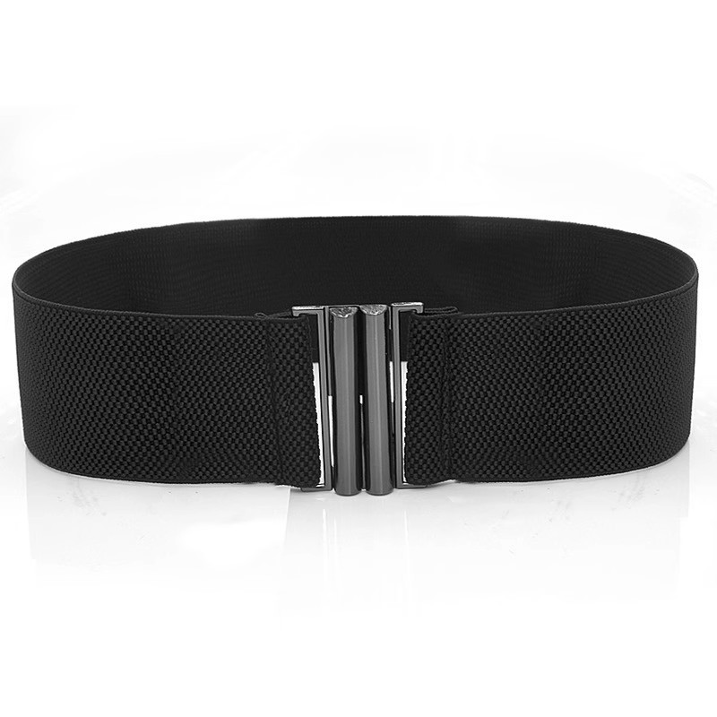 Women's Elastic Waist Belt Fashion Versatile Dress down Jacket Coat Accessories Korean Style Waist Cincher Elastic