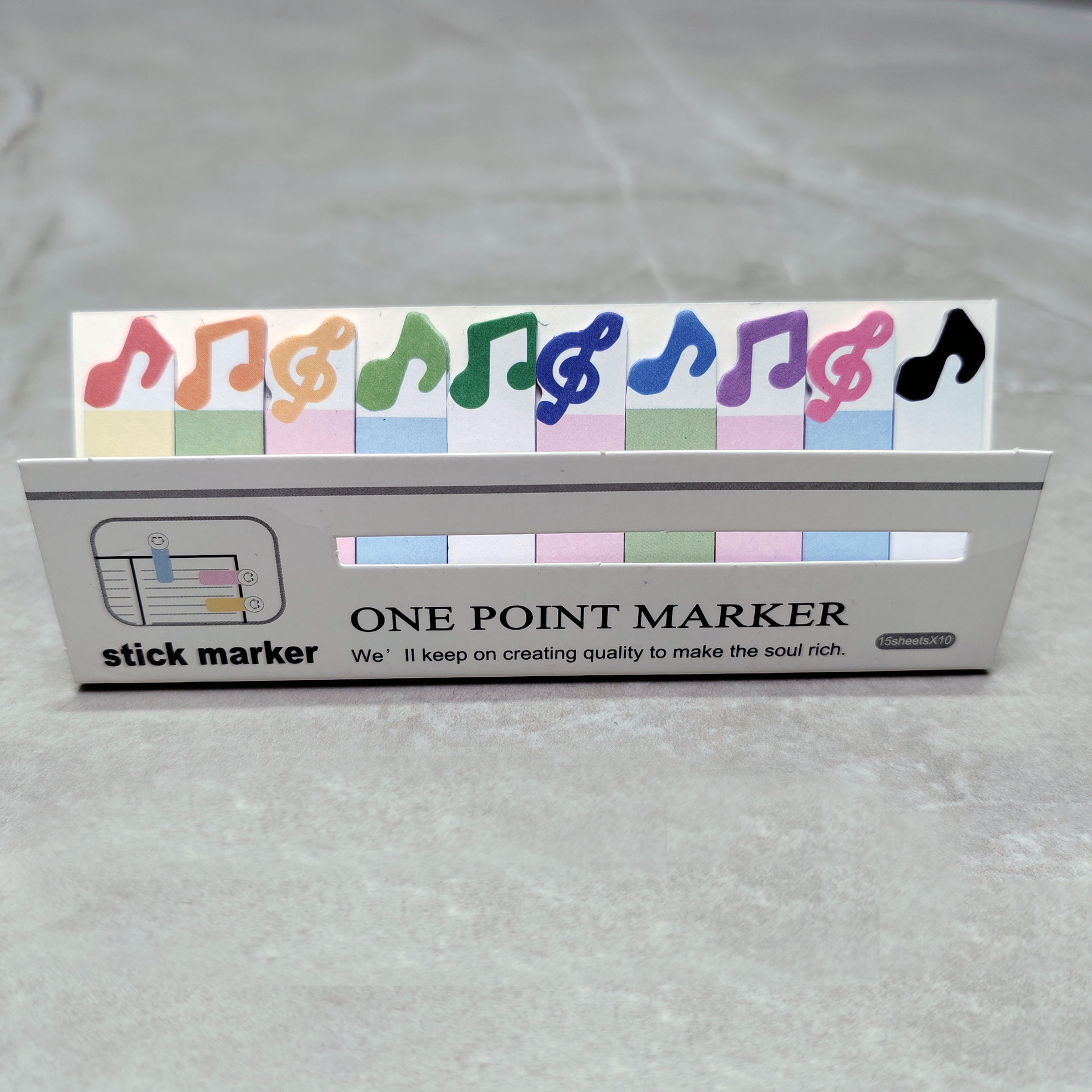 Asiento de fila mini flor gato nota adhesiva lindo gato negro de dibujos animados nota adhesiva creativa de forma especial tira de nota fresca Etiqueta de índice