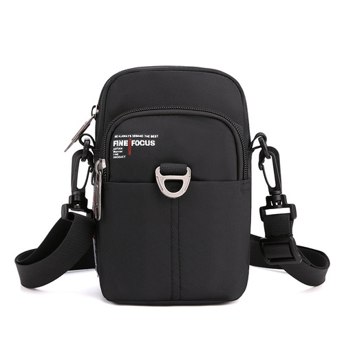 Men's Mini Crossbody Bag, Phone Bag, Wallet, Key Case, Multifunctional Waist Bag 65330#