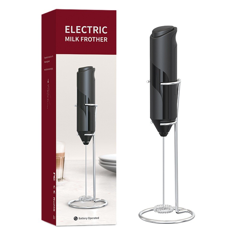 Amazon electric milk frother new stainless steel coffee cream electric milk frother egg beater Portable blender