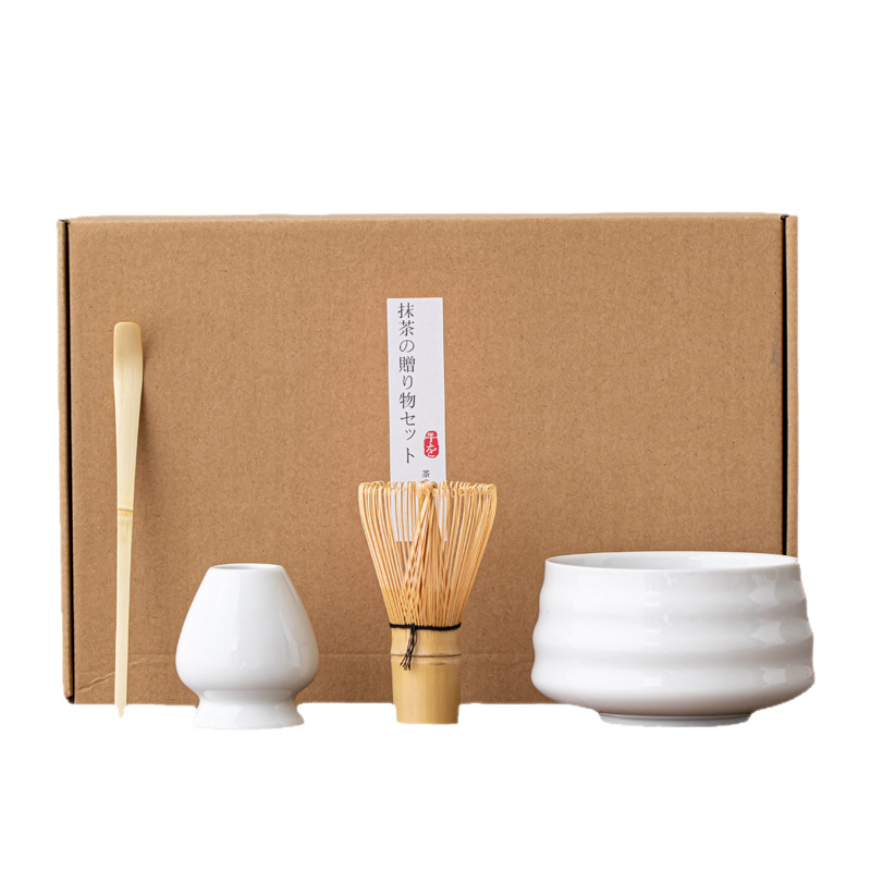 Taza de té Matcha cepillo cien combinación de taza de té Benli caja de regalo japonesa Dinastía Song punto té Matcha té Juego de Herramientas