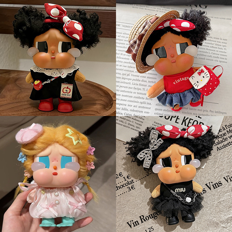 【Only Doll Clothes】Crybaby Doll Clothes Tears Factory Crying Doll Knitted Sweater Dress Set Accessories