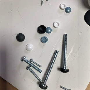 Cross Pan Head Screw Cap, Large Round Head Screw Element, Plastic Cover, Self-Tapping Screw Cap
