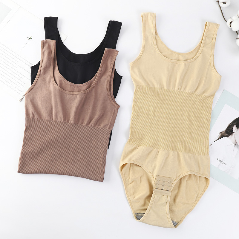 Faja Moldeadora Tipo Chaleco Nailon Protección de cintura, Sin costuras, Levanta glúteos, Control de abdomen