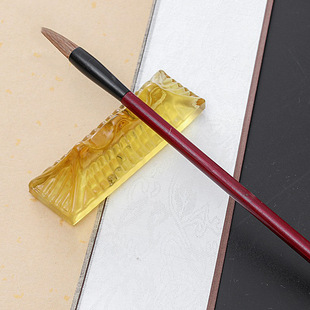 Xiangyuan lotus-shaped glass Pen Pen Pen Pen Pen Pen pen calligraphy calligraphy four treasure supplies tools