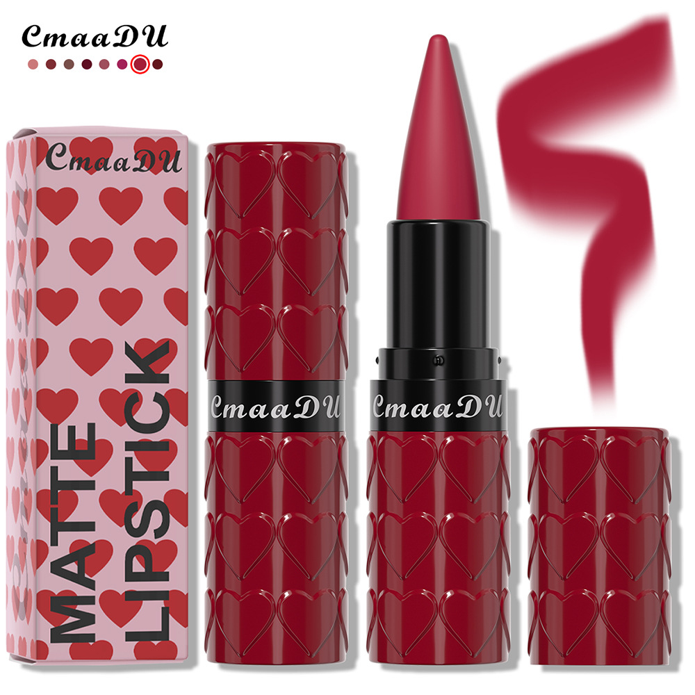 Cmaadu 8-Color Heart-Shaped Lipstick Please Pay Attention to the Disclaimer