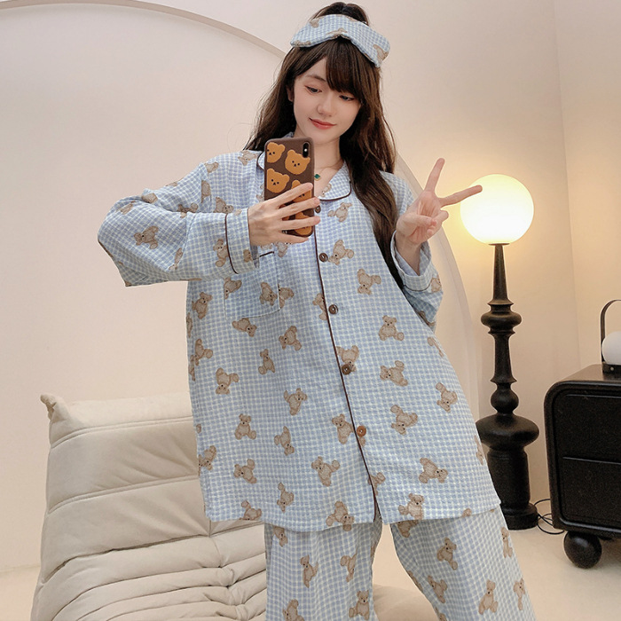 310 격자 무늬 곰