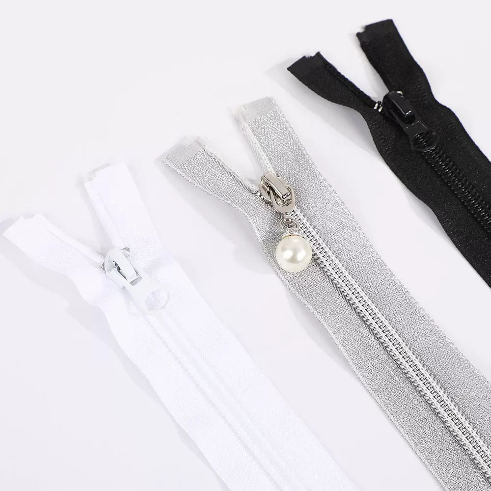 简约纯色尼龙拉链服装外套箱包单开尾拉链条多尺寸服装拉链批发