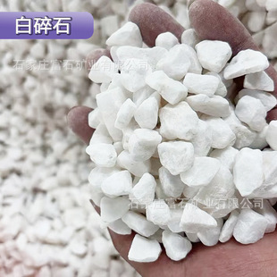 White gravel gravel landscaping terrazzo factory direct supply white gravel white stone pointed white gravel white gravel