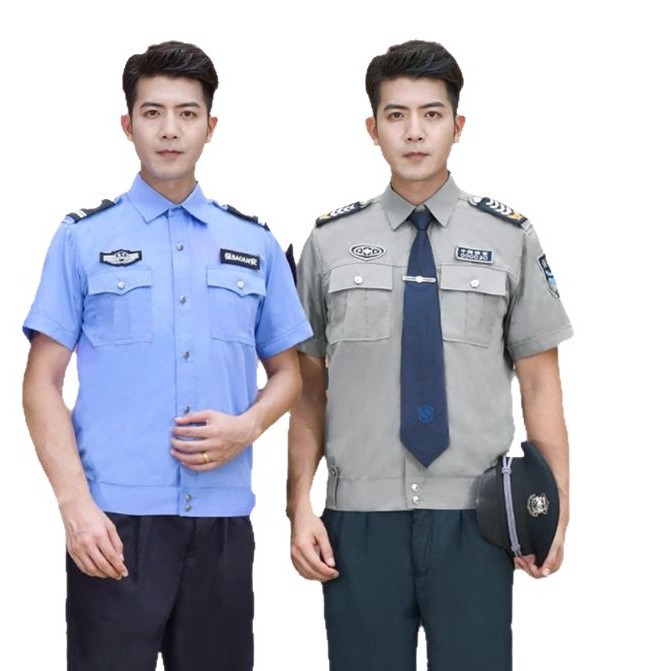 2011-style summer security uniform men's long-sleeved shirt suit property spring and autumn short-sleeved overalls security shirt
