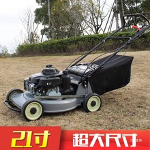 汽油割草机手推式自走式草坪机本田216型号商用推草机家用打栗栩