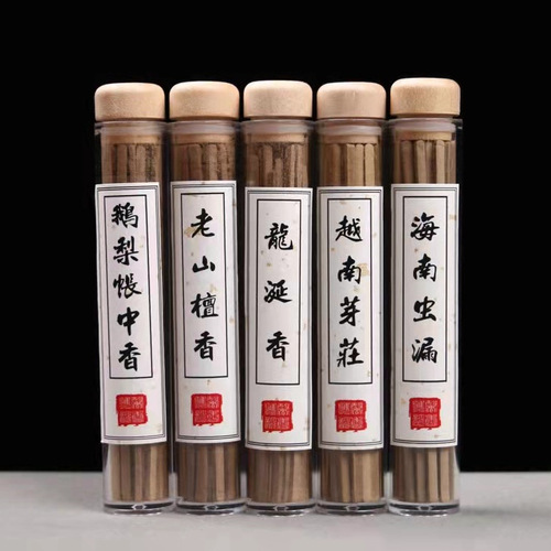 Non-sticky powder line incense goose pear tent incense Vietnam Nha Trang agarwood Laoshan sandalwood bedroom incense indoor aromatherapy line incense household