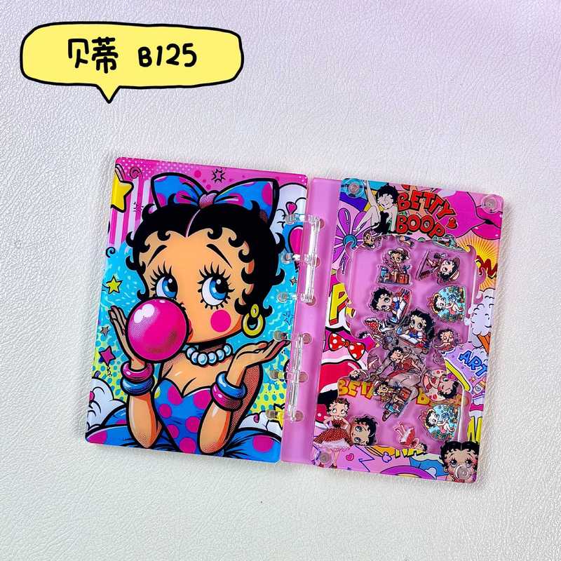 日本の漫画 A7 ルーズリーフノートブックかわいいガーリーハート高価値アニメ学生アクリル|undefined