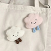 Cartoon velvet cute Japanese brooch, bag accessory, clothing, fresh pin