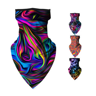 Factory Direct Supply of Versatile Cross-Strap Headscarves, Dustproof, Sunproof, and Anti-Slip