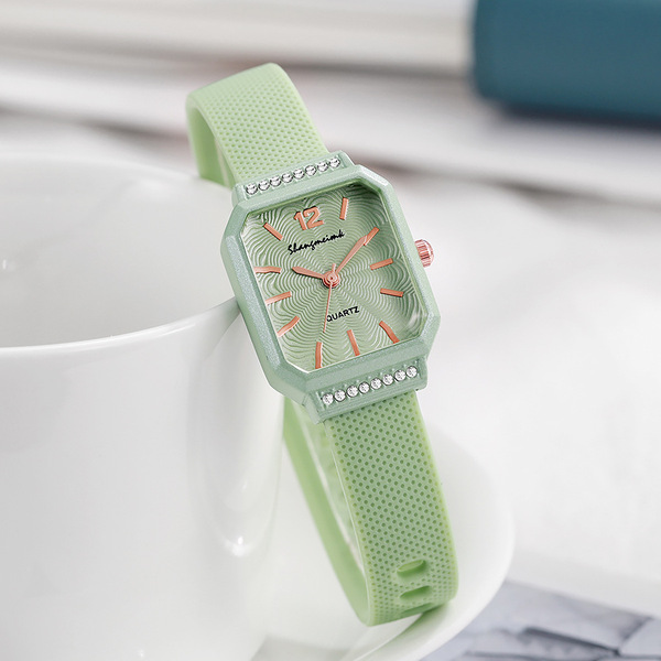 quartz silicone swiss watch