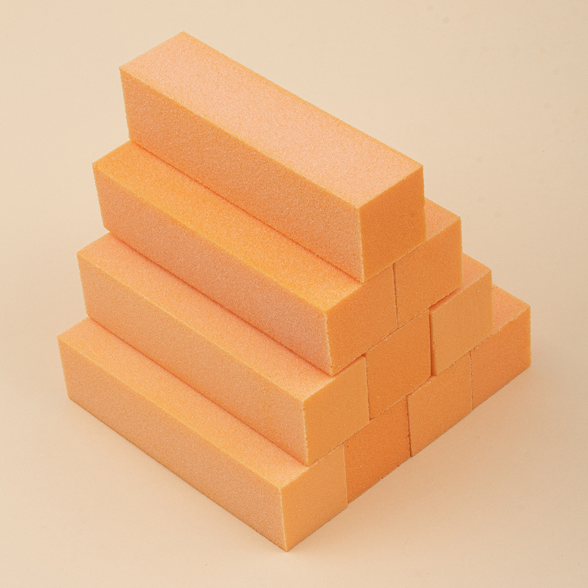 Directo de fábrica de uñas de color blanco bloque de tofu de alta espuma de cuatro lados de molienda bloque de reparación de uñas pulido