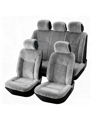 Seat Cover, Wholesale in Stock, Universal seat cover - gray-five-seater-general