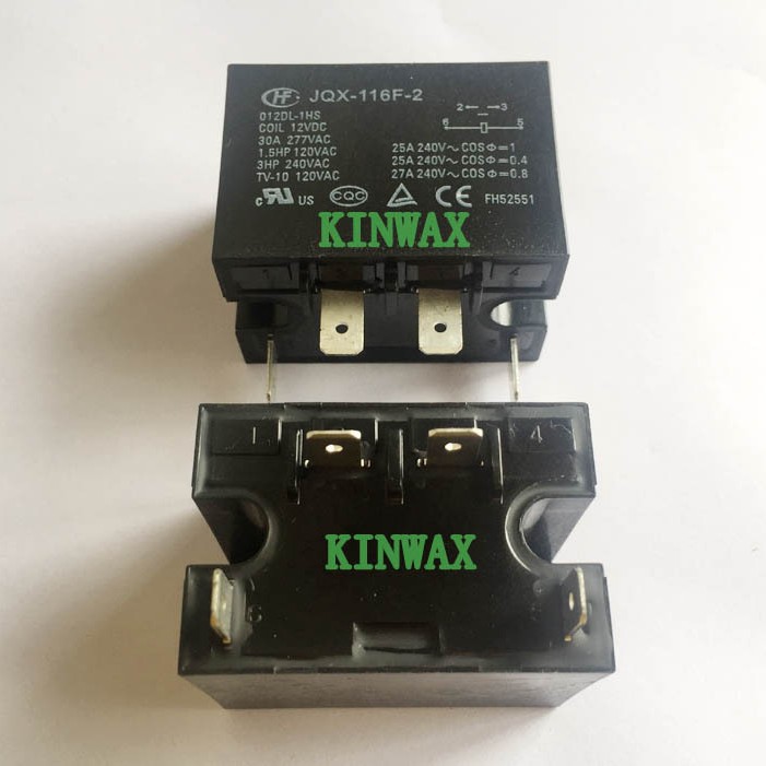 HF116F-2/110DP-1HSFW 一 组常开25A法兰安装继电器