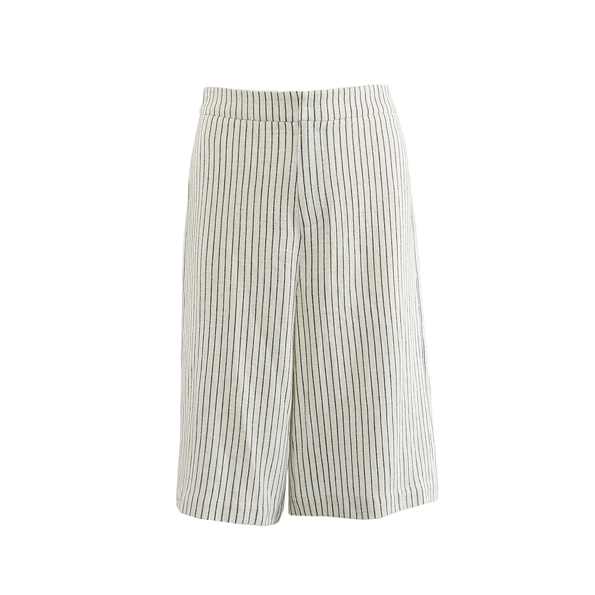 Ensemble deux pièces GraceChic GraceChic 25 cm, rayé coton et lin, avec short, style décontracté, référence 1788_voghion.com