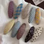 碎花气质椭圆bb刘海夹