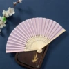 Cloth fan-light pink