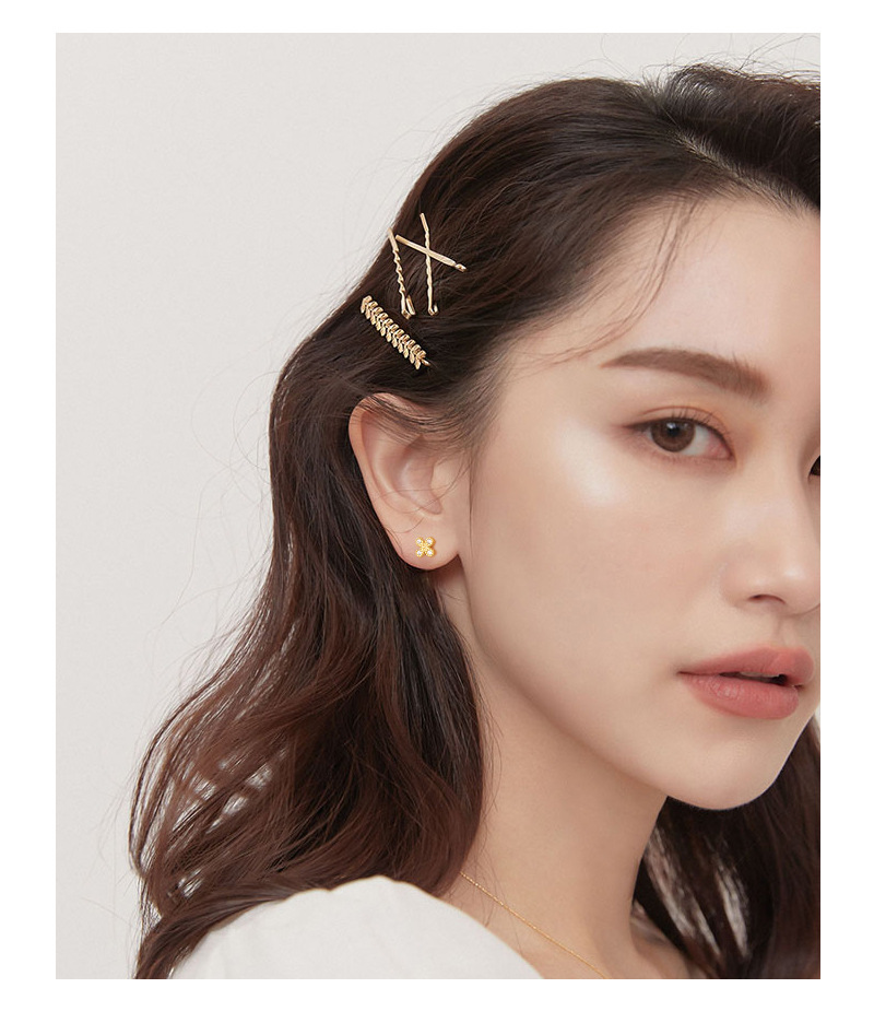 1 Pair Ig Style Korean Style Flower Plating Sterling Silver Ear Studs display picture 6
