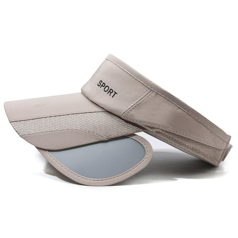 Visor Outdoor Sports Marathon Bescherming Unisex Casual Zonnehoed Rekbare Randloze Baseballpet_voghion.com