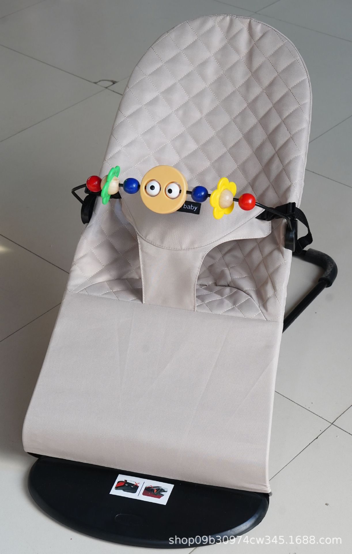 Silla de mecedor para bebés, silla de descanso para bebés, silla de descanso plegable, silla de mecedor ajustable image 47