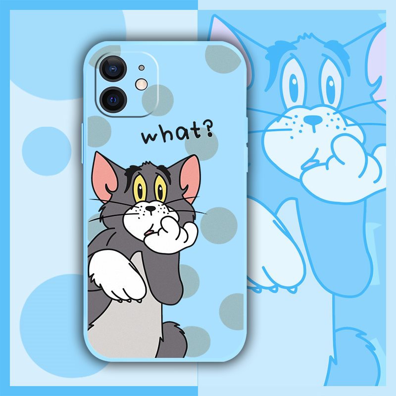 适用iPhone手机壳奢华男女款趣味动漫液态硅胶情侣潮流散热个性