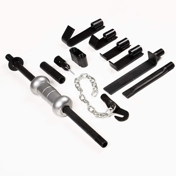 Hoja de cuerpo de coche metal deslizante martillo Grupo deslizamiento tirón martillo hoja herramienta de metal hoja metal tirar martillo hoja herramienta de reparación de metal