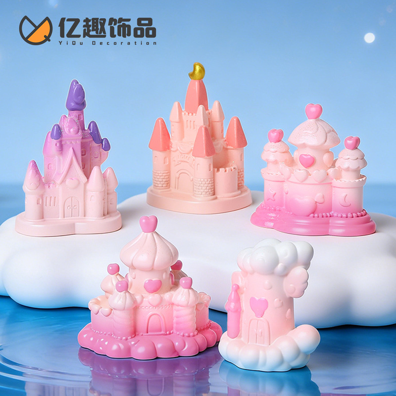 Creative Fantasy Pink Cream Castle DIY Doll House Decorations Accessories Micro Landscape Car Mini Ornaments Creative Fantasy Pink Cream Castle DIY Doll House Decorations Accessories Micro Landscape Car Mini Ornaments