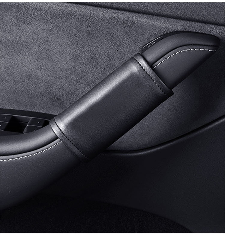 Suitable for Tesla Tesla model3Y Door Inner Handle Protective Cover Modified Accessories Door Armrest Protective Cover