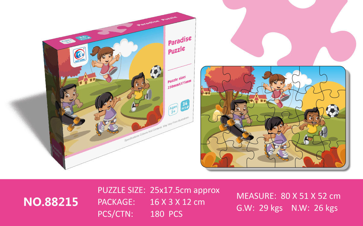 Divertidos trozos de papel, rompecabezas para niños irregulares, juguetes de rompecabezas transfronterizos, regalos de jardín de infantes, varias series al por mayor