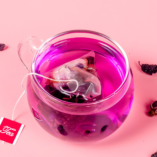 Pinhua Tianbao Mulberry Black Goji Rose Tea 200g Large Quantity Triangle Pack Tea Bags Health Tea Substitute Tea