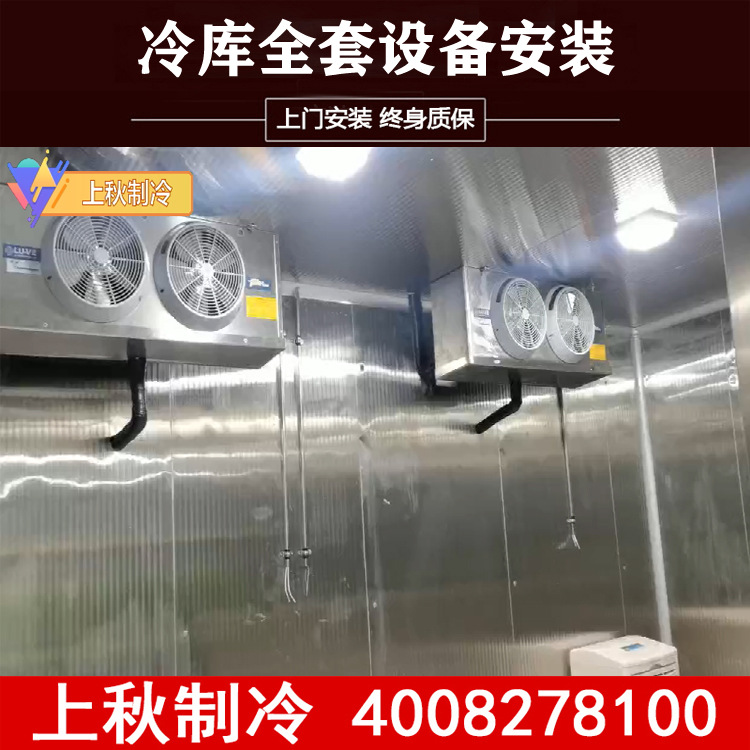 上海上秋速冻冷库制冷,禽蛋肉类等 冷冻冷库全套安装设备工程