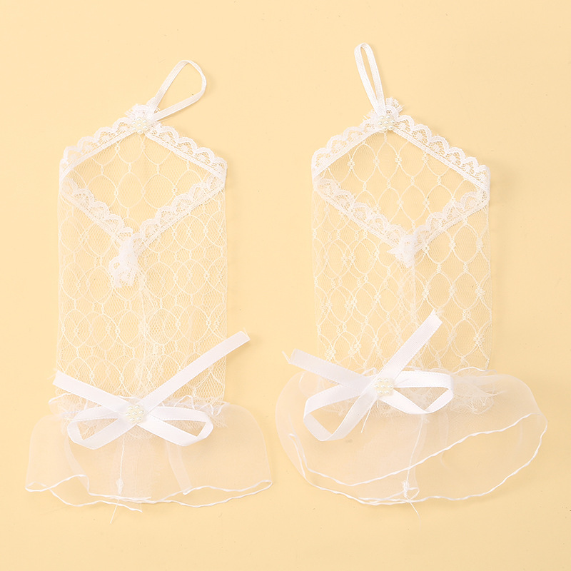 Encaje de malla gancho dedo guantes Opera Festival fiesta cumpleaños carnaval baile ropa accesorios guantes