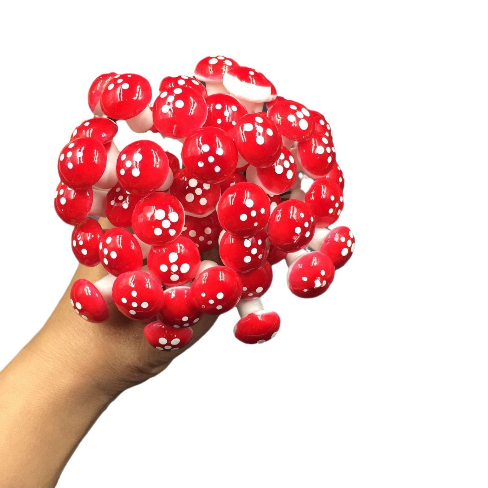 Simulación de hongos espuma hongo pequeño diy micro paisaje bonsai plantas en macetas carnosas año nuevo bonsai decoración de plantas transfronterizo