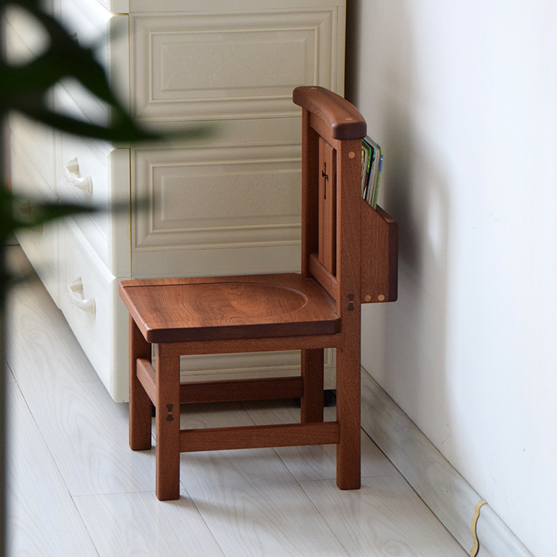Mucho 2022 new black walnut solid wood backpack children's chair…