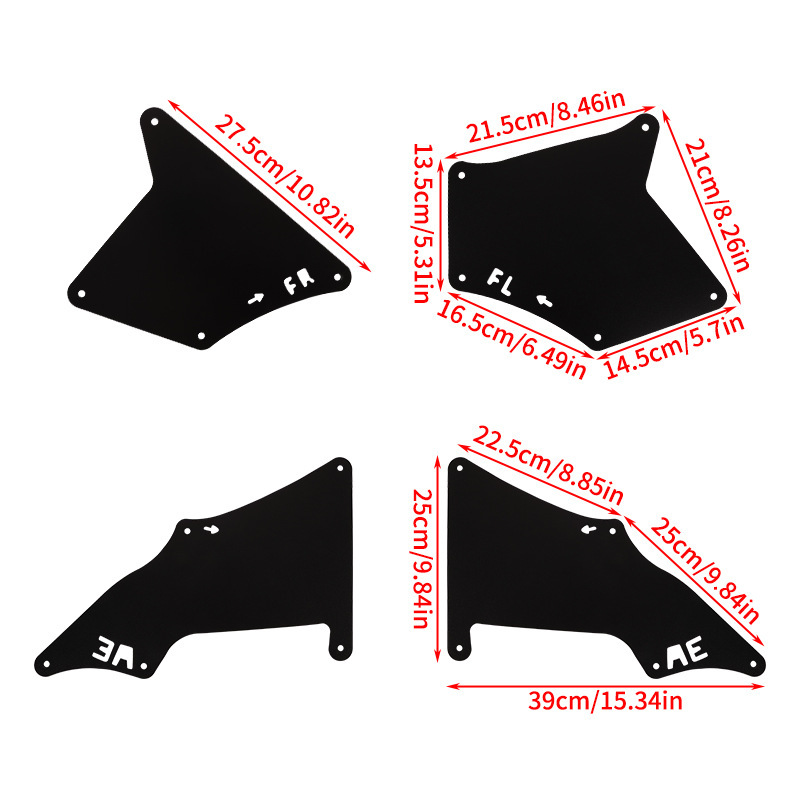 Front Wheel Mudguard Liner Suitable for 03-17 Toyota Prado 53886-35020 Front Wheel Mudguard Liner Suitable for 03-17 Toyota Prado 53886-35020