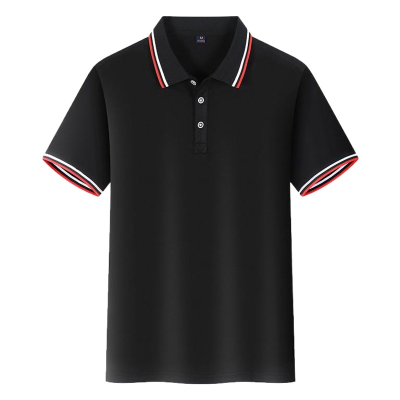 Venta al por mayor camisa de polo de solapa mercerizada camisa de publicidad personalizada camiseta logo patrón impreso ropa de trabajo manga corta