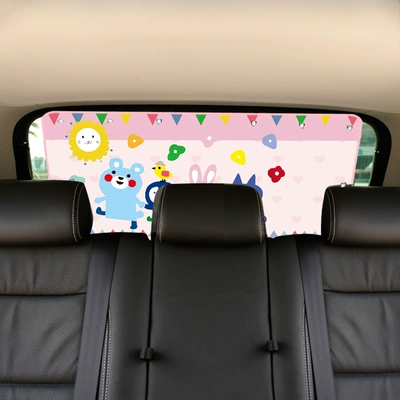 Windshield Sun Protection and Heat – Car curtains - rear-window-hand-in-hand