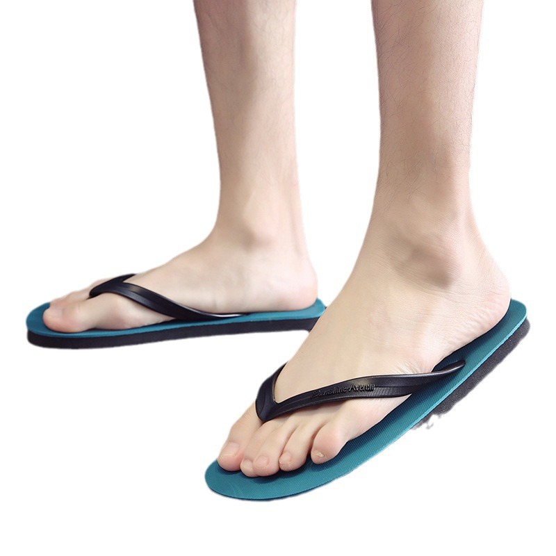 Slippers men's summer wholesale flip flops men's non-slip rubber Korean fashion slippers student Beach flip-flops