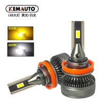�¿�60W����led��ƻƽ��3000K˫ͭ��h7h49005 h11ǰ���ƻƹ�ZD