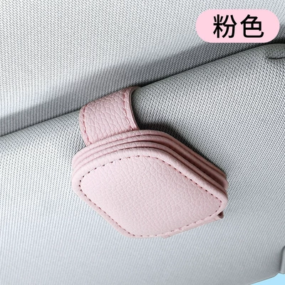 Colors, Strong Magnetic Attachment for – Car Glasses Clip/Bill Clip - glasses-clip-pink-one-pack